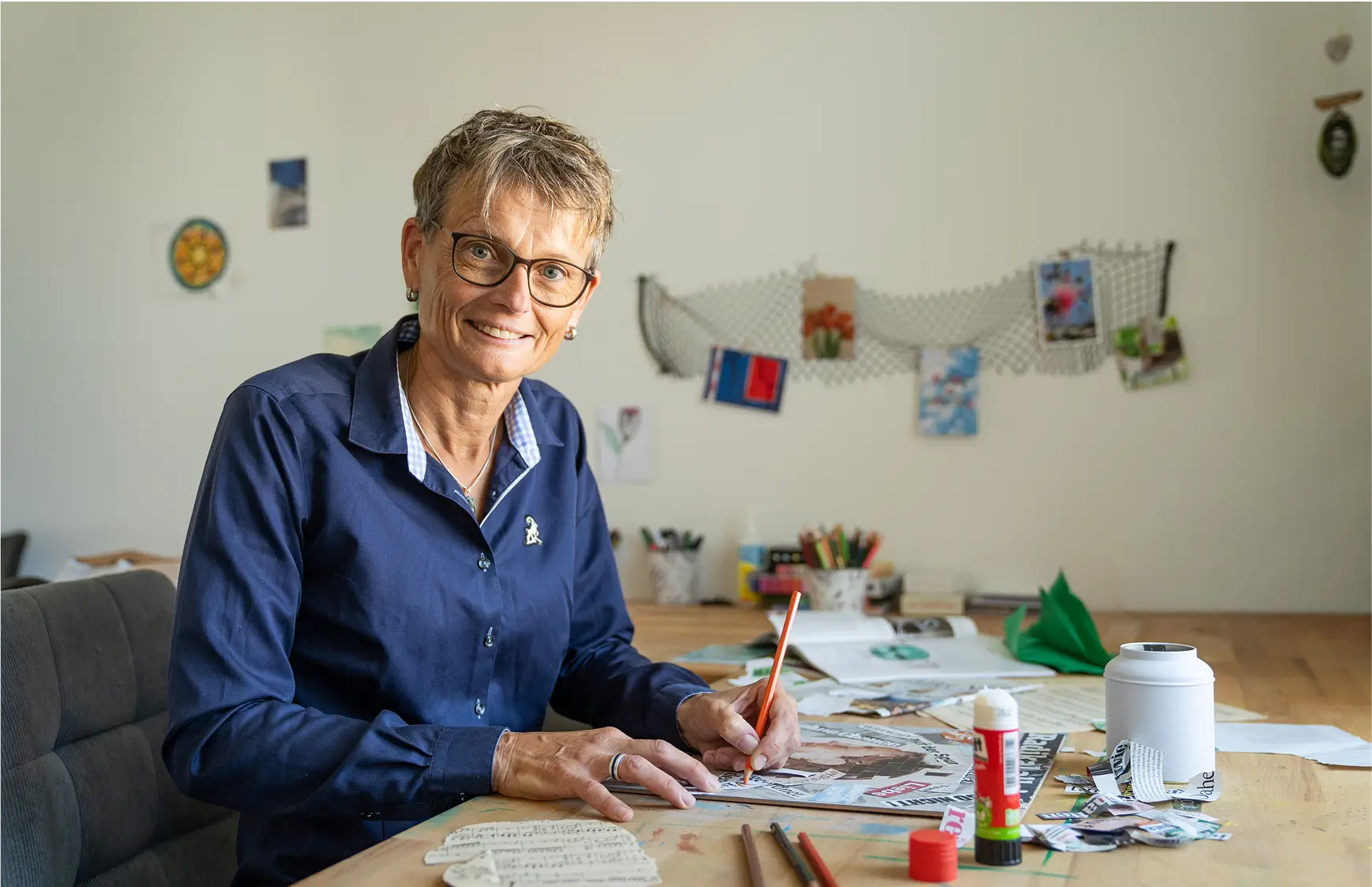 Portrait von Claudia Hasler - haslerintermedial Intermediale Kunsttherapie